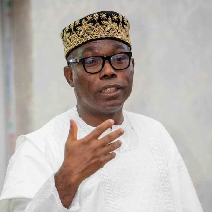 Adewole Adebayo, SDP presidential candidate, speaking