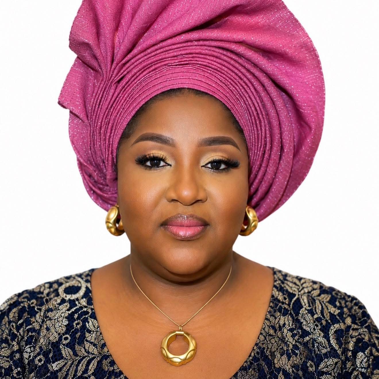 Portrait of Ada Elizabeth Fredrick Okwori, presidential candidate of the National Democratic Party