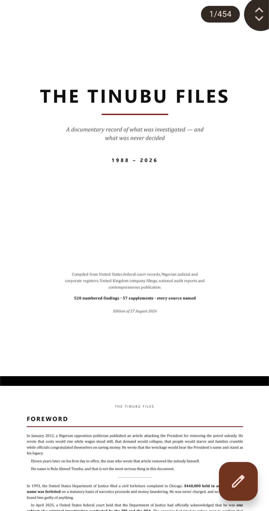 Illustration: THE TINUBU FILES - graphic 1