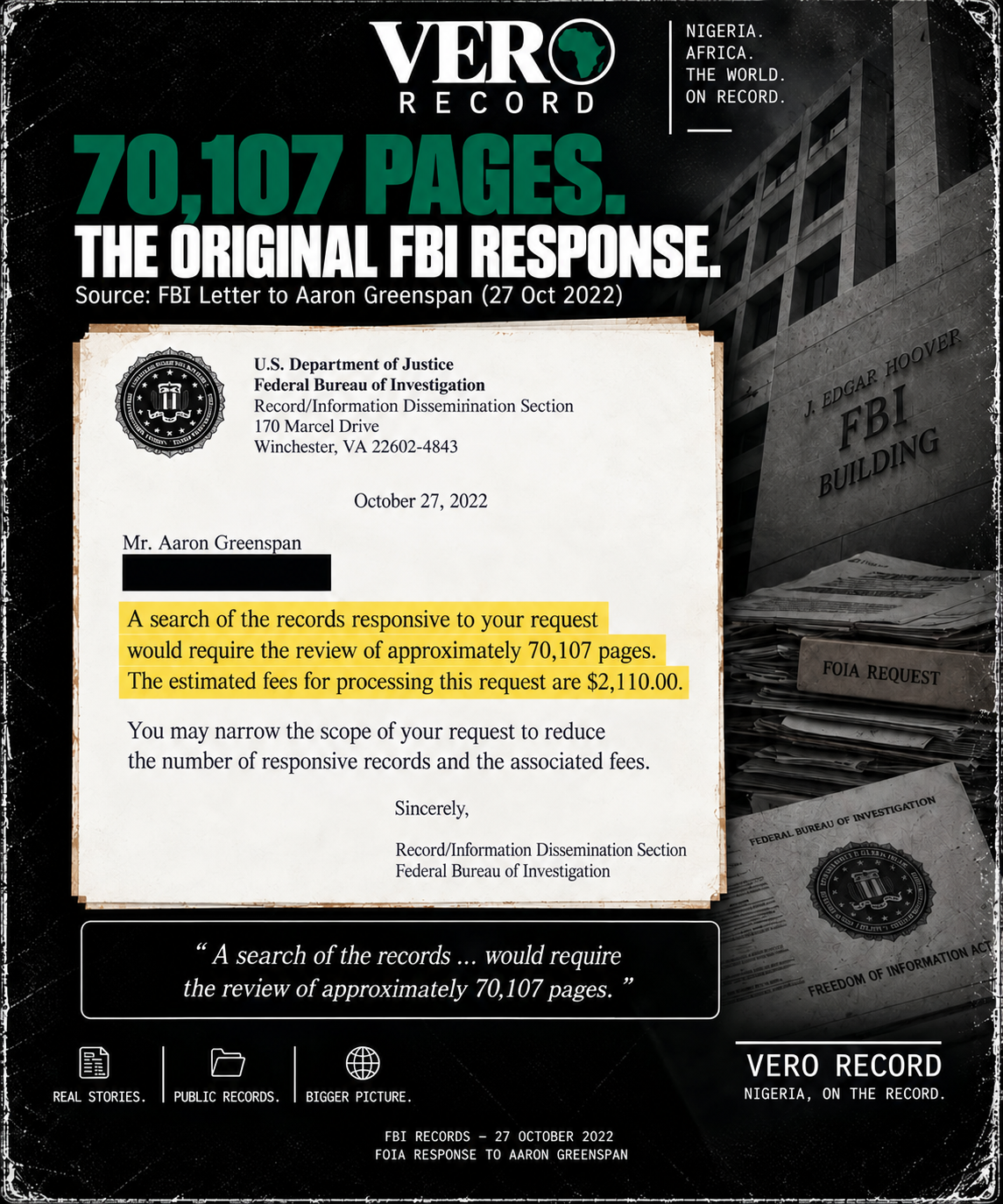 Illustration: THE FBI FILES AREN’T JUST REDACTED. THE COURT IS BEING SHO - graphic 3