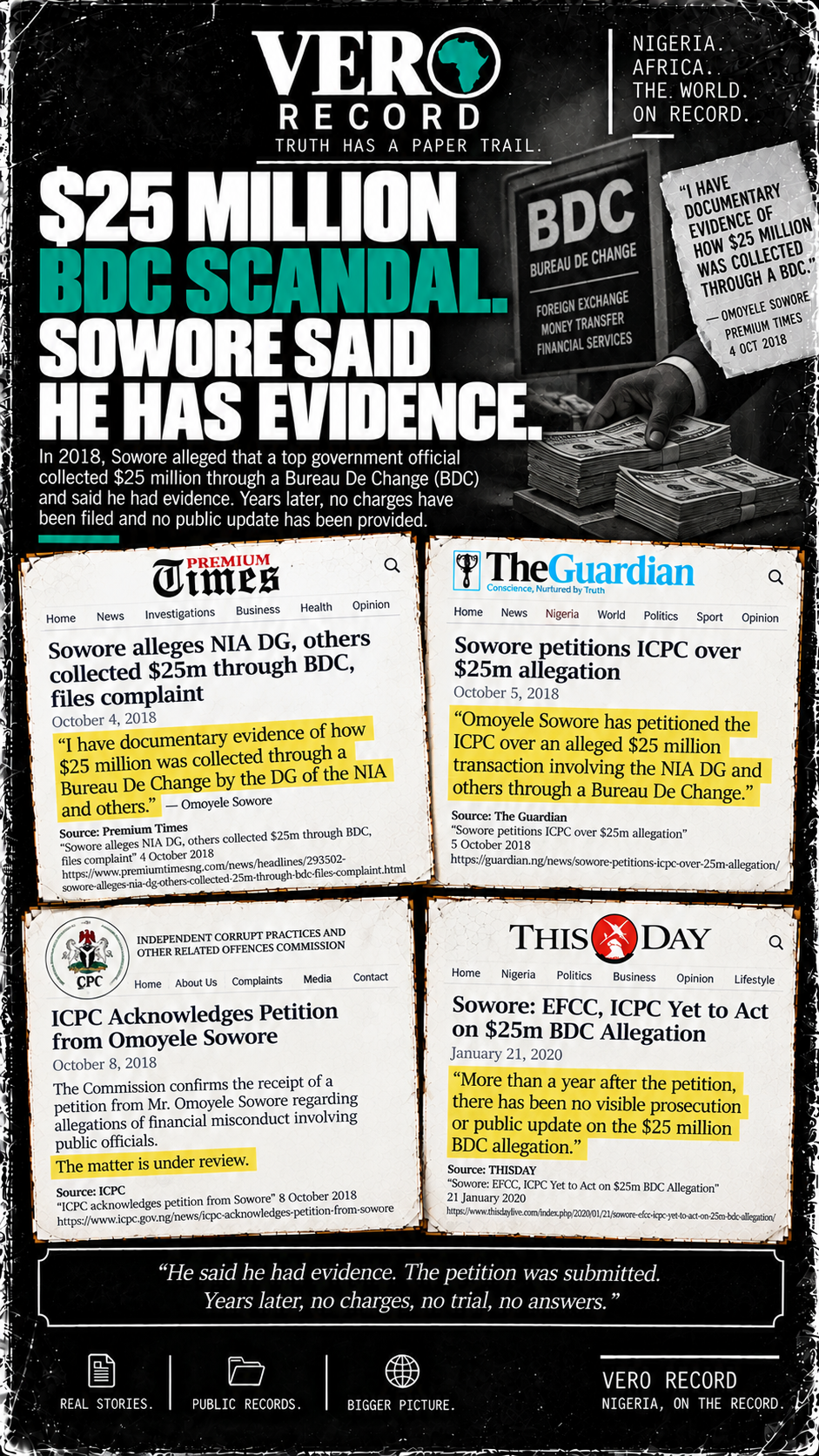Illustration: Sowore Says The Money Is There. The Numbers Tell A More Co - graphic 6