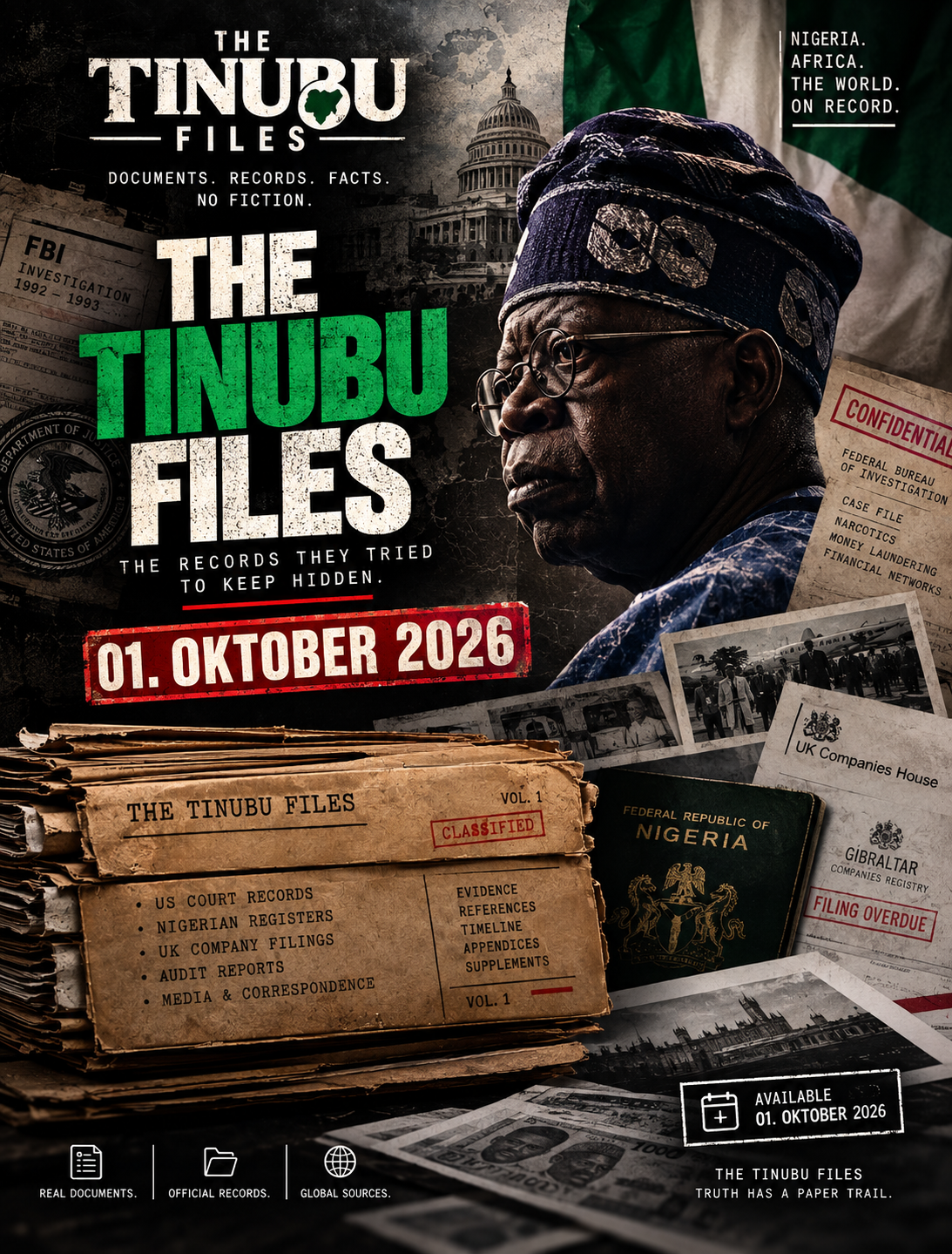 Illustration: TINUBU FILES. 12 DAYS REMAINING.