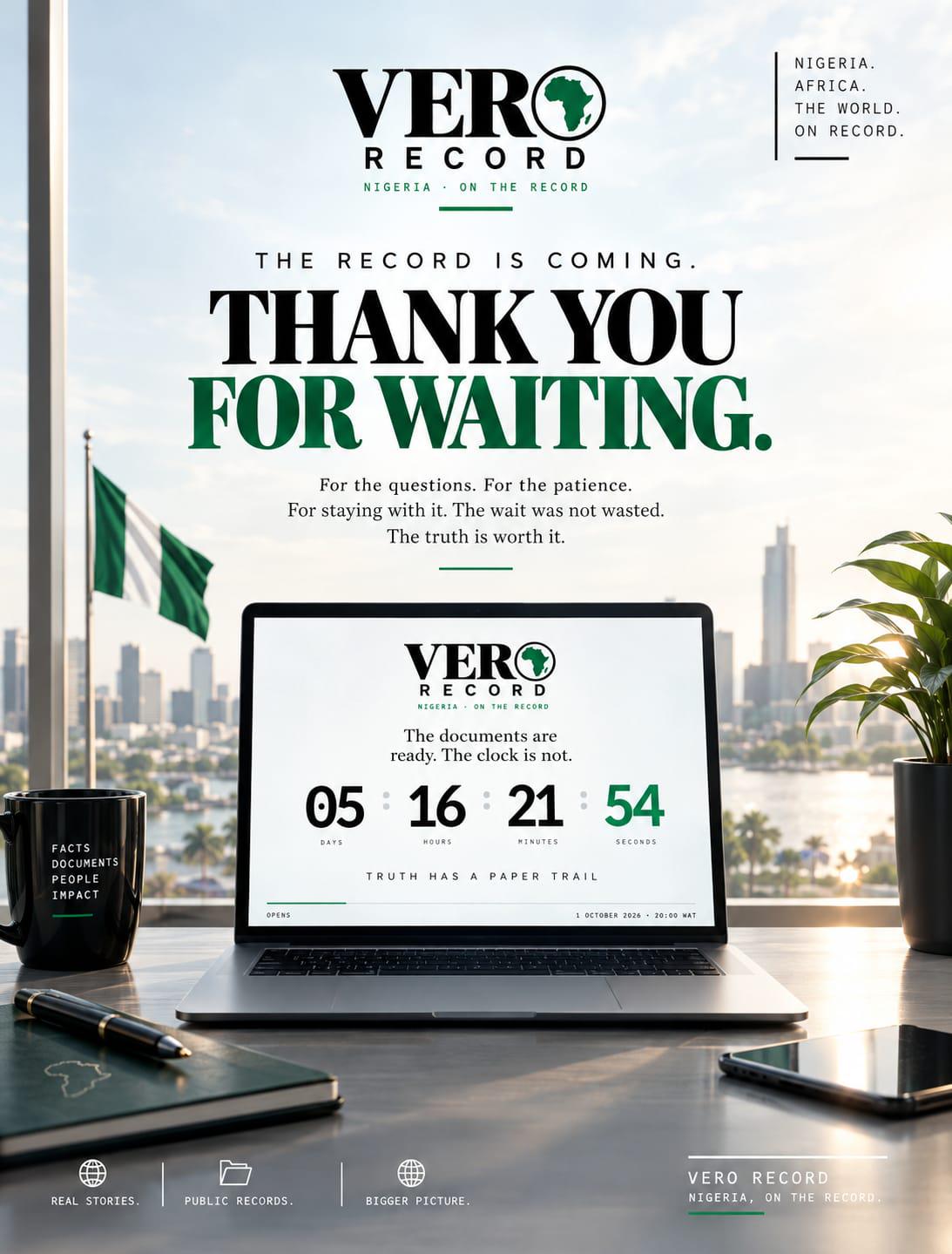 Illustration: It is time. - VERO RECORD.COM - graphic 1